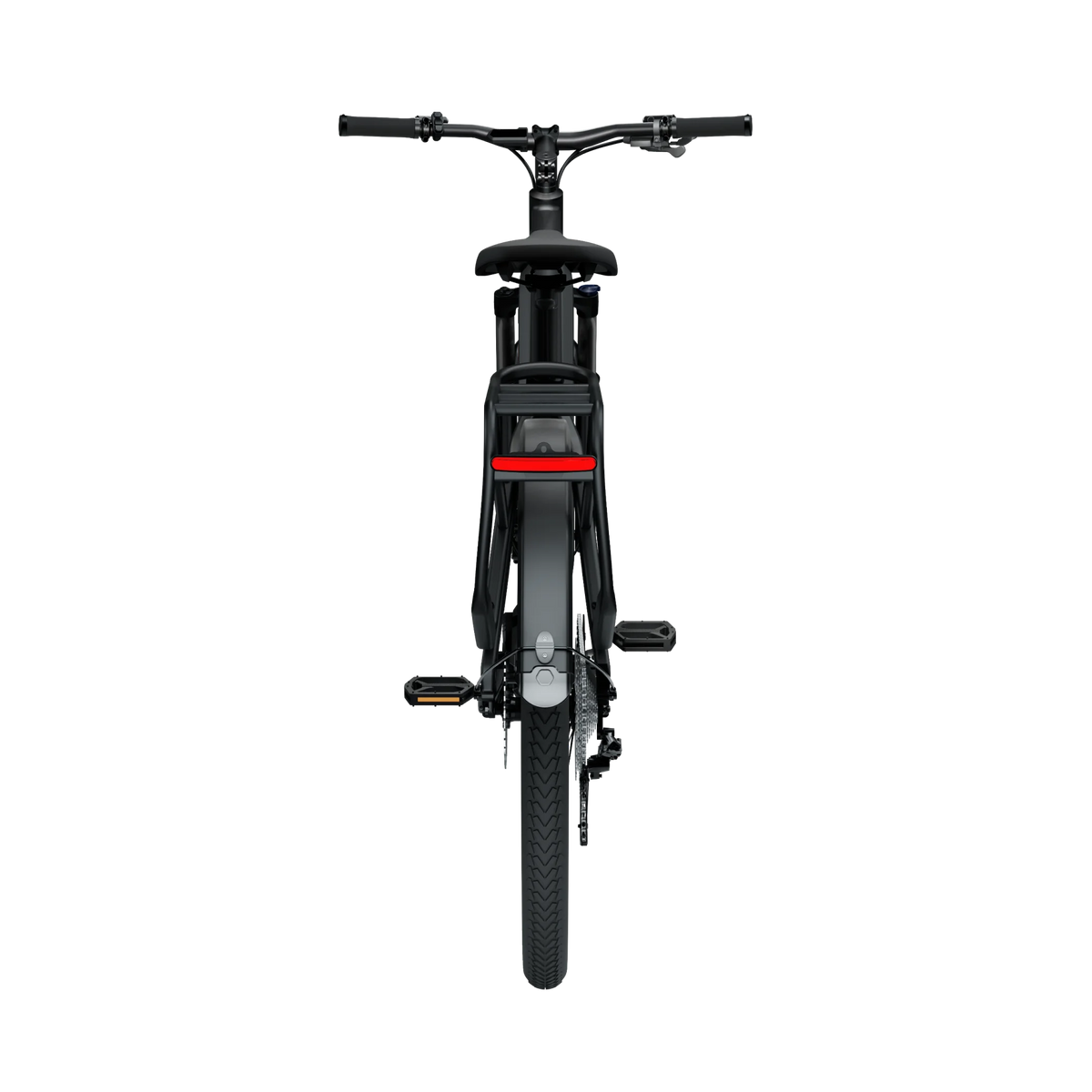 Vélo électrique Tenways AGO X noir, vue arrière