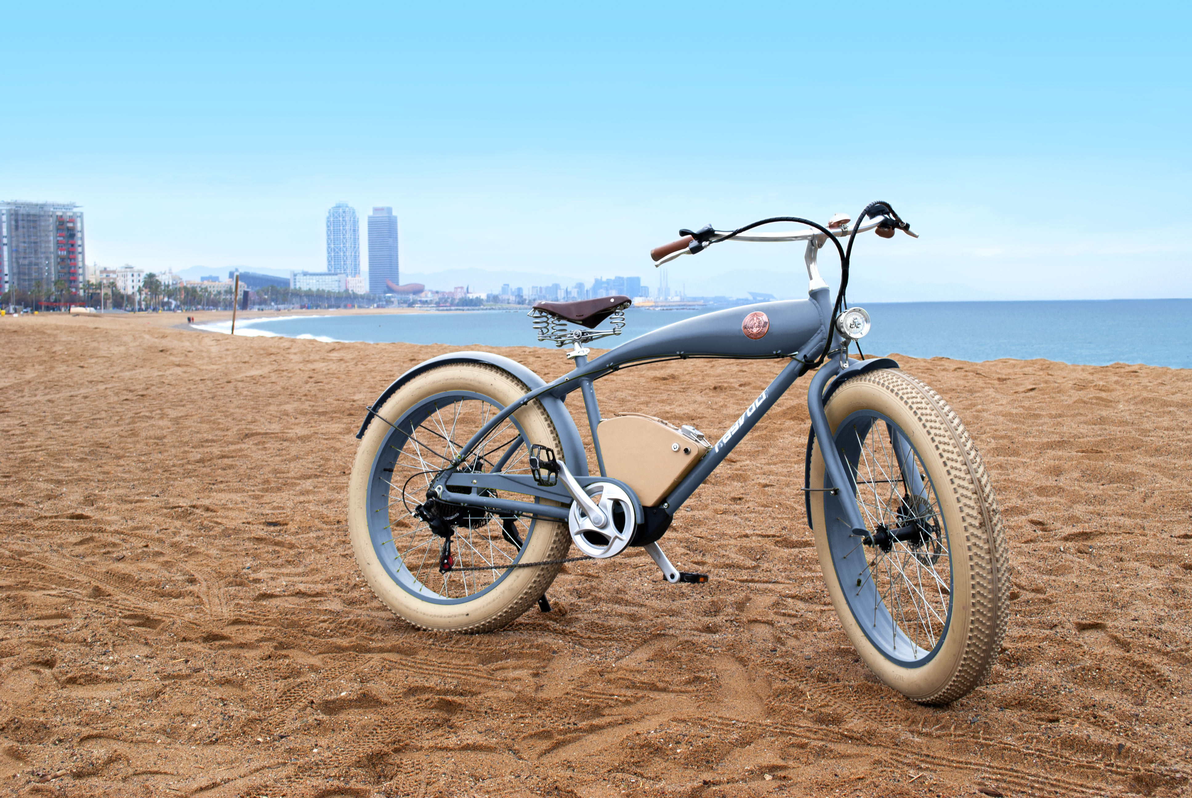 Vélo électrique Beachin Rayvolt Bleu
