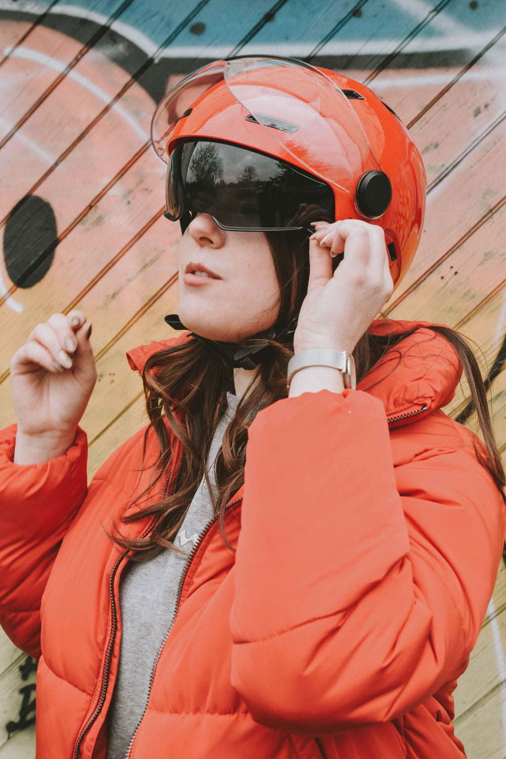 Mârkö Cadence Orange Helmet