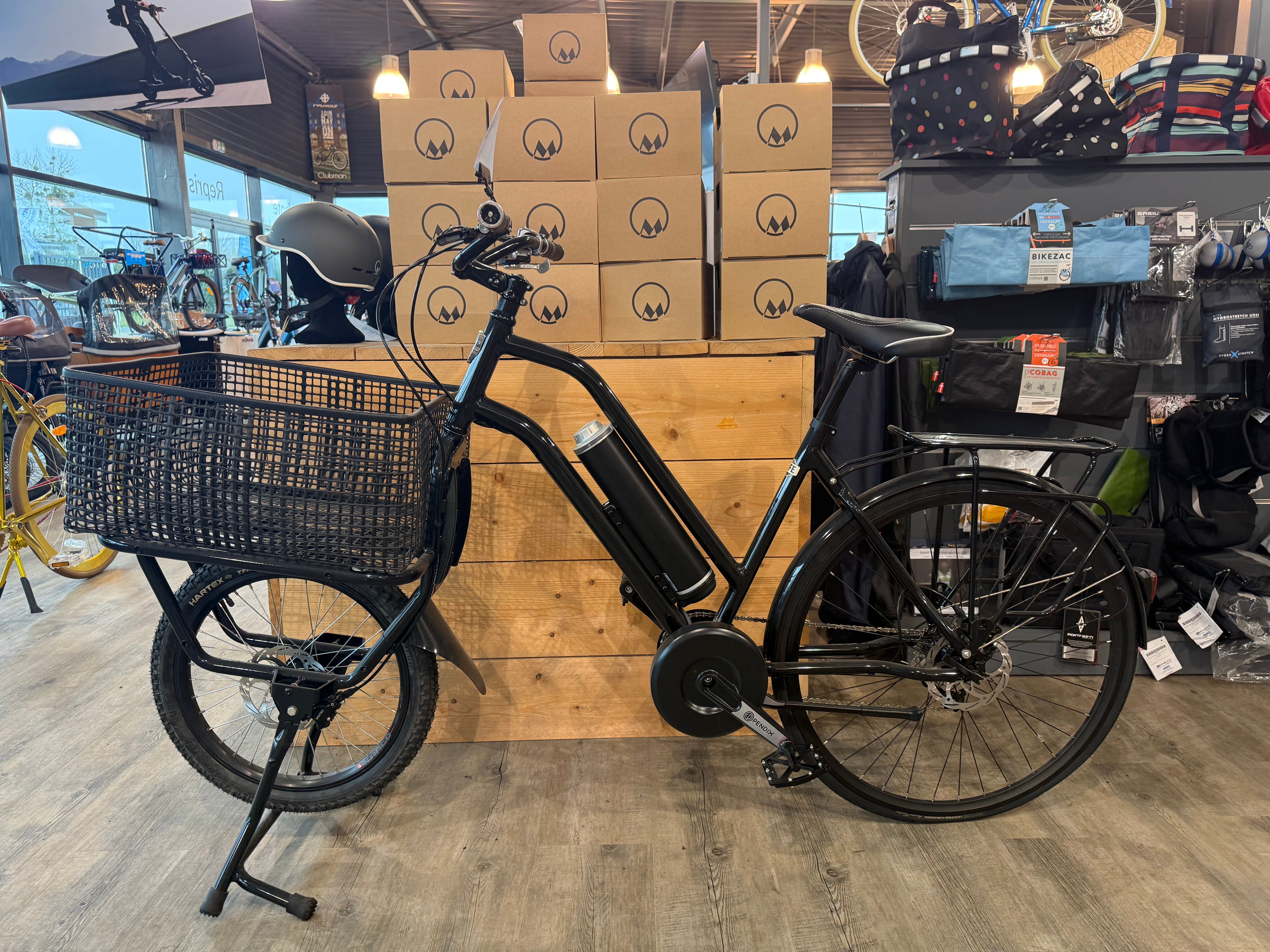Vélo électrique Bocyclo Cargo Noir