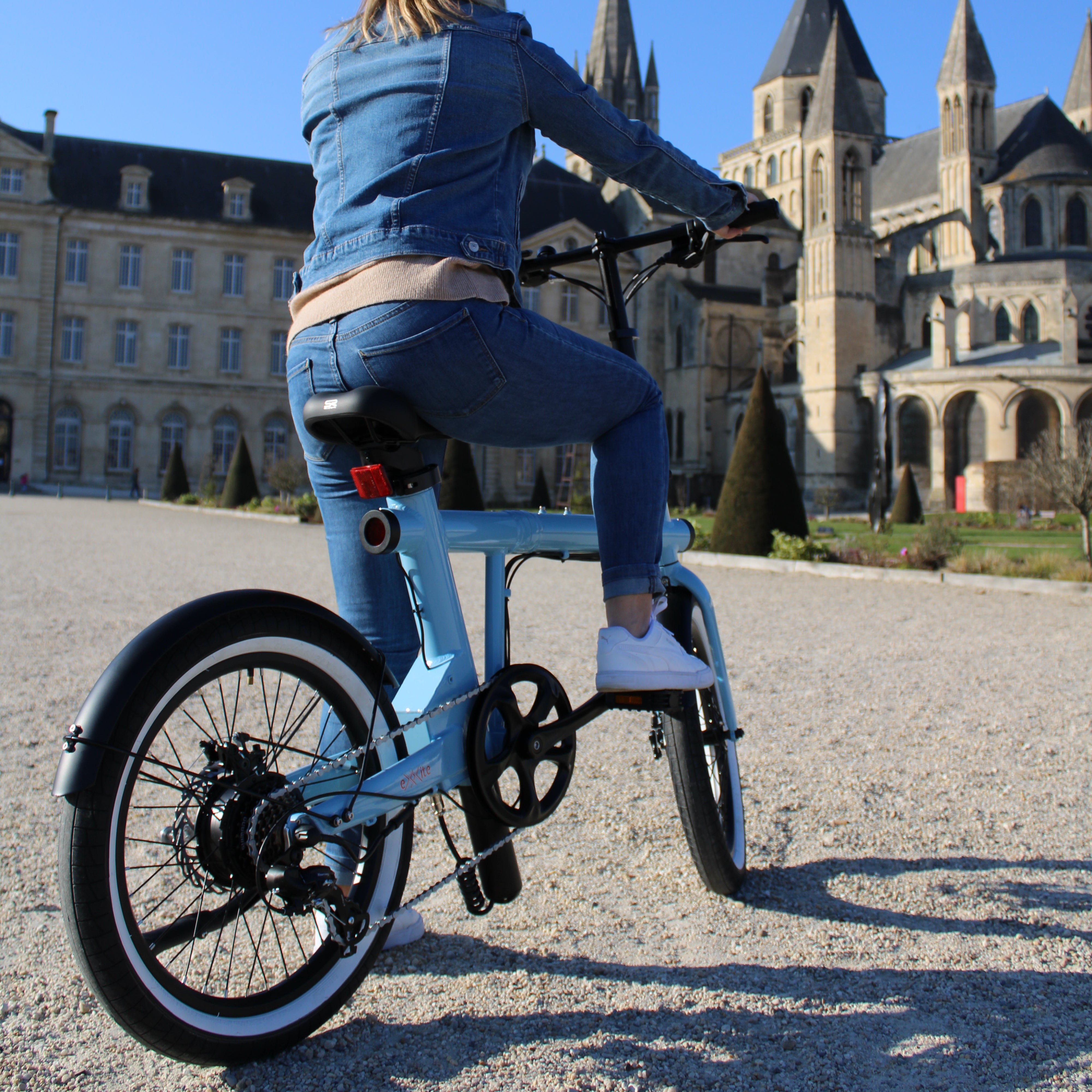 eXXite XS Blue Folding Bike