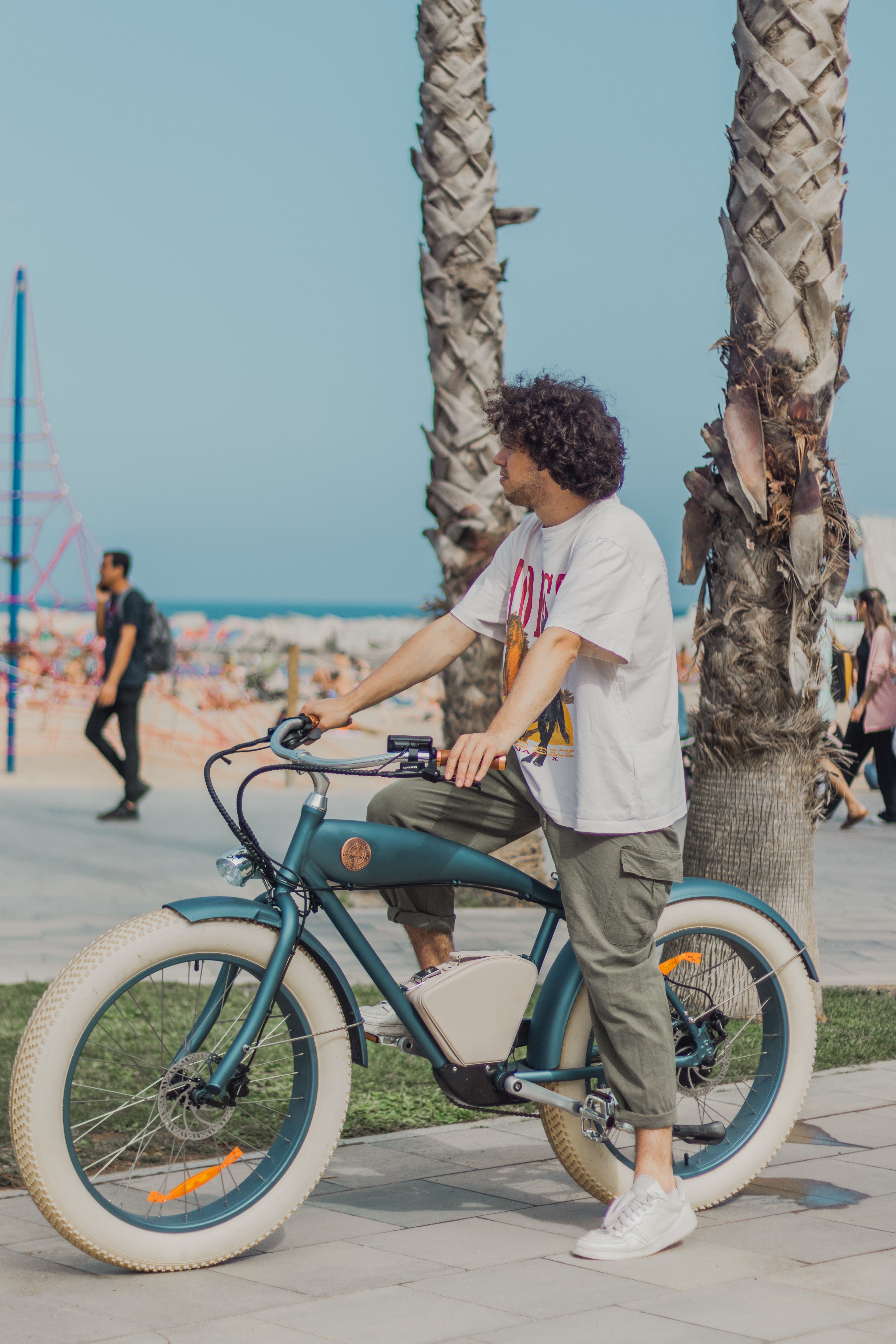 Vélo électrique Beachin Rayvolt Bleu