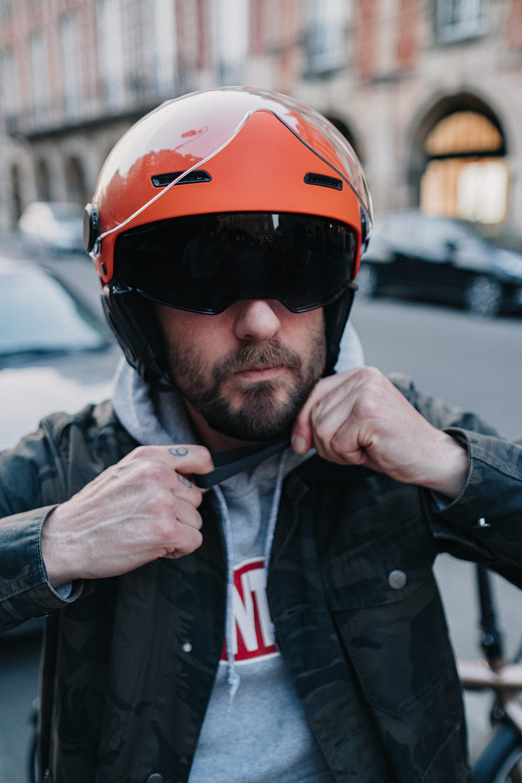 Mârkö Cadence Orange Helmet