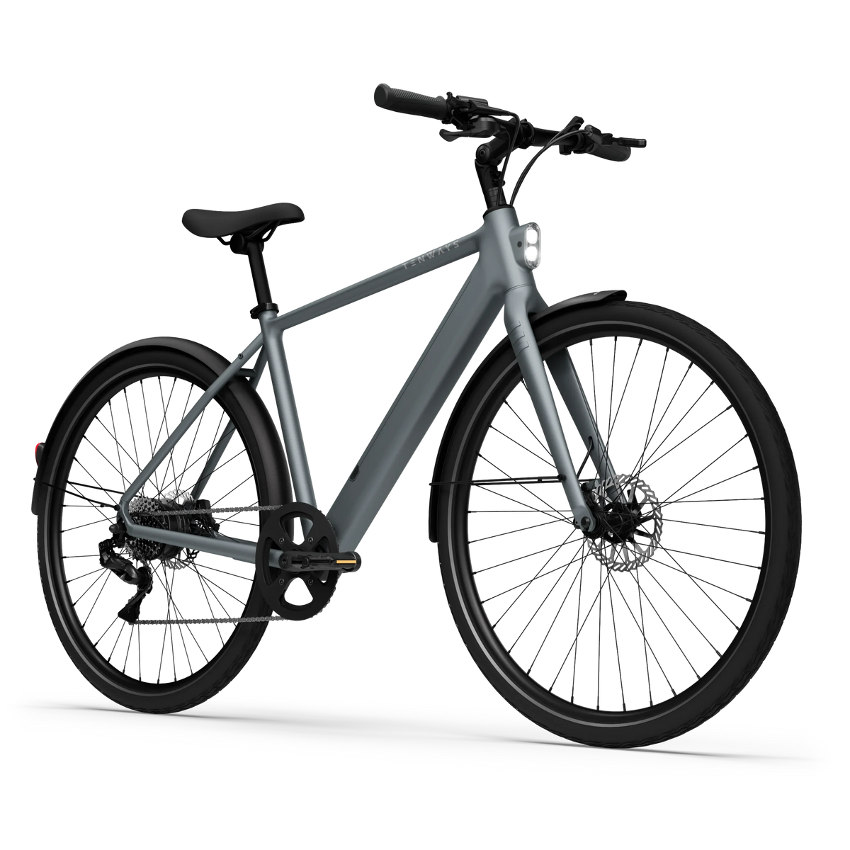 Vélo électrique Tenways CGO600 Plus gris, vue 2