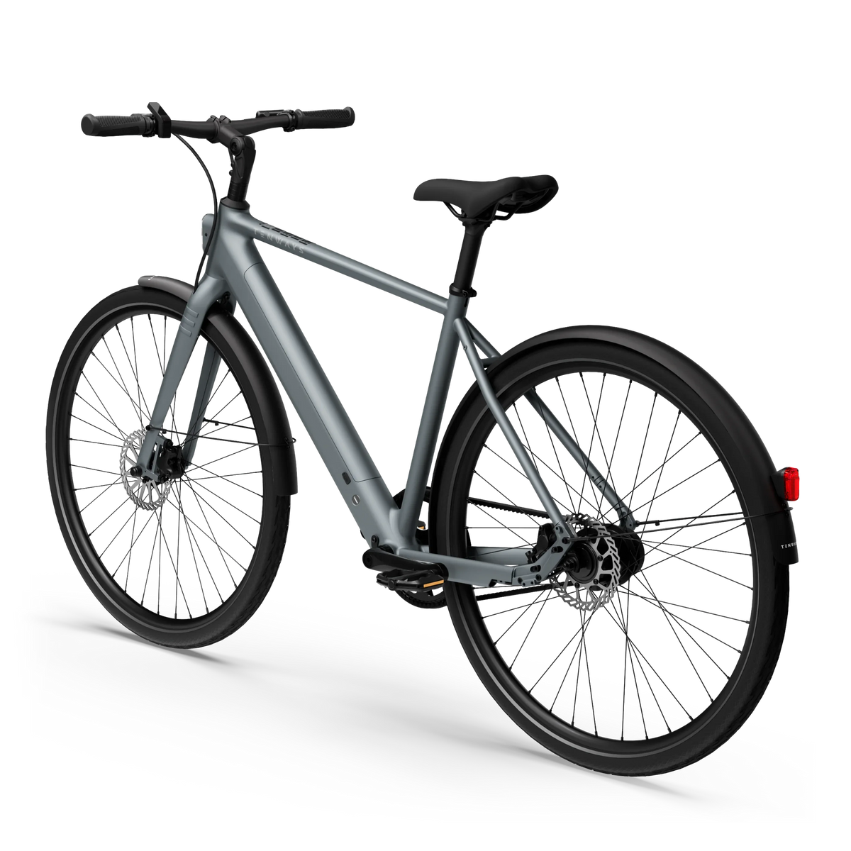 Vélo électrique Tenways CGO600 Pro gris, vue 3