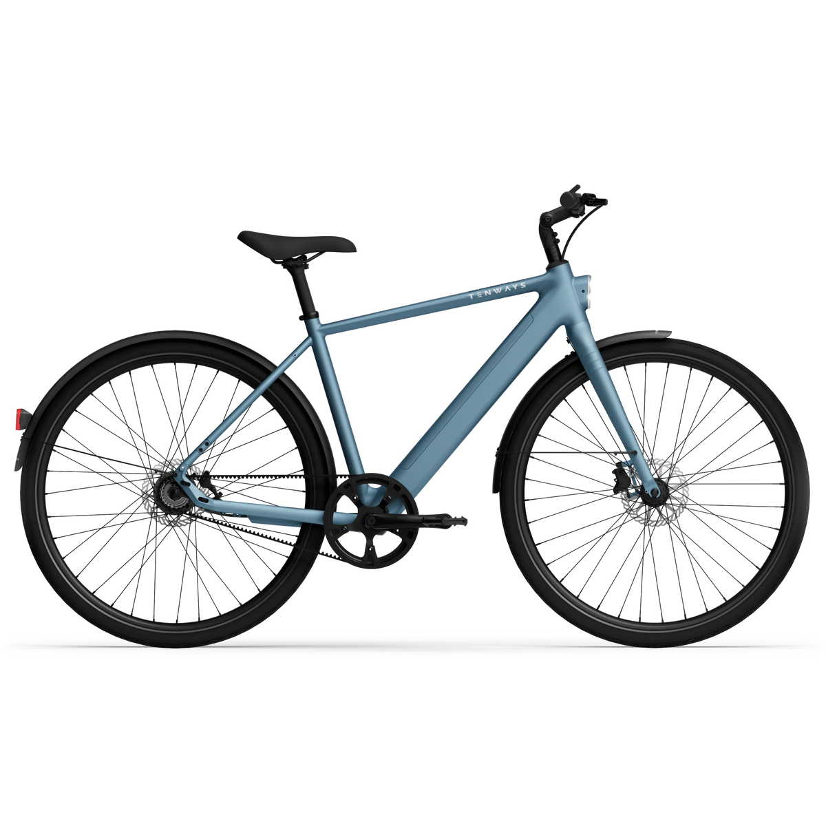 Vélo électrique Tenways CGO600 Pro bleu, vue de profil