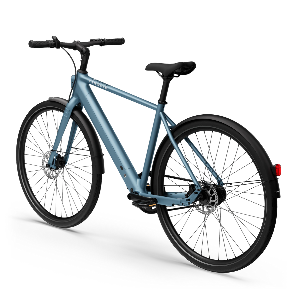 Vélo électrique Tenways CGO600 Pro bleu, vue 3