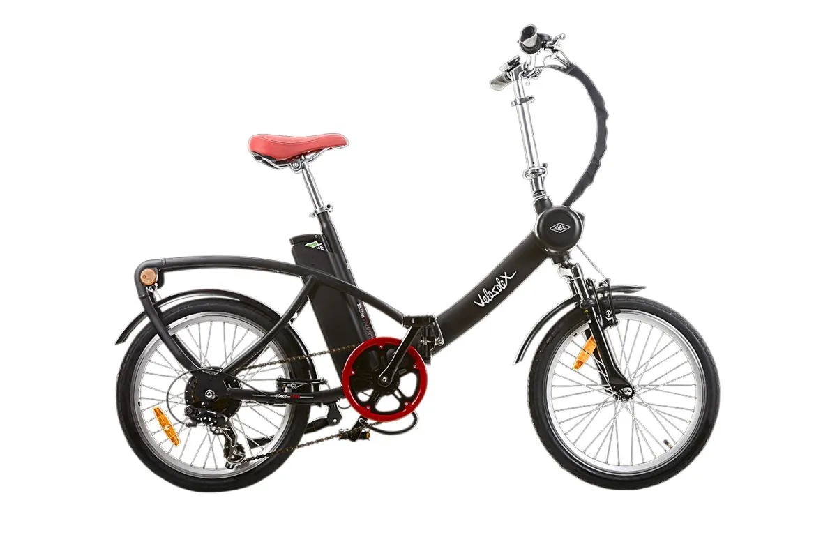 Vélo pliant SOLEX Comfort D6 Black Red 20