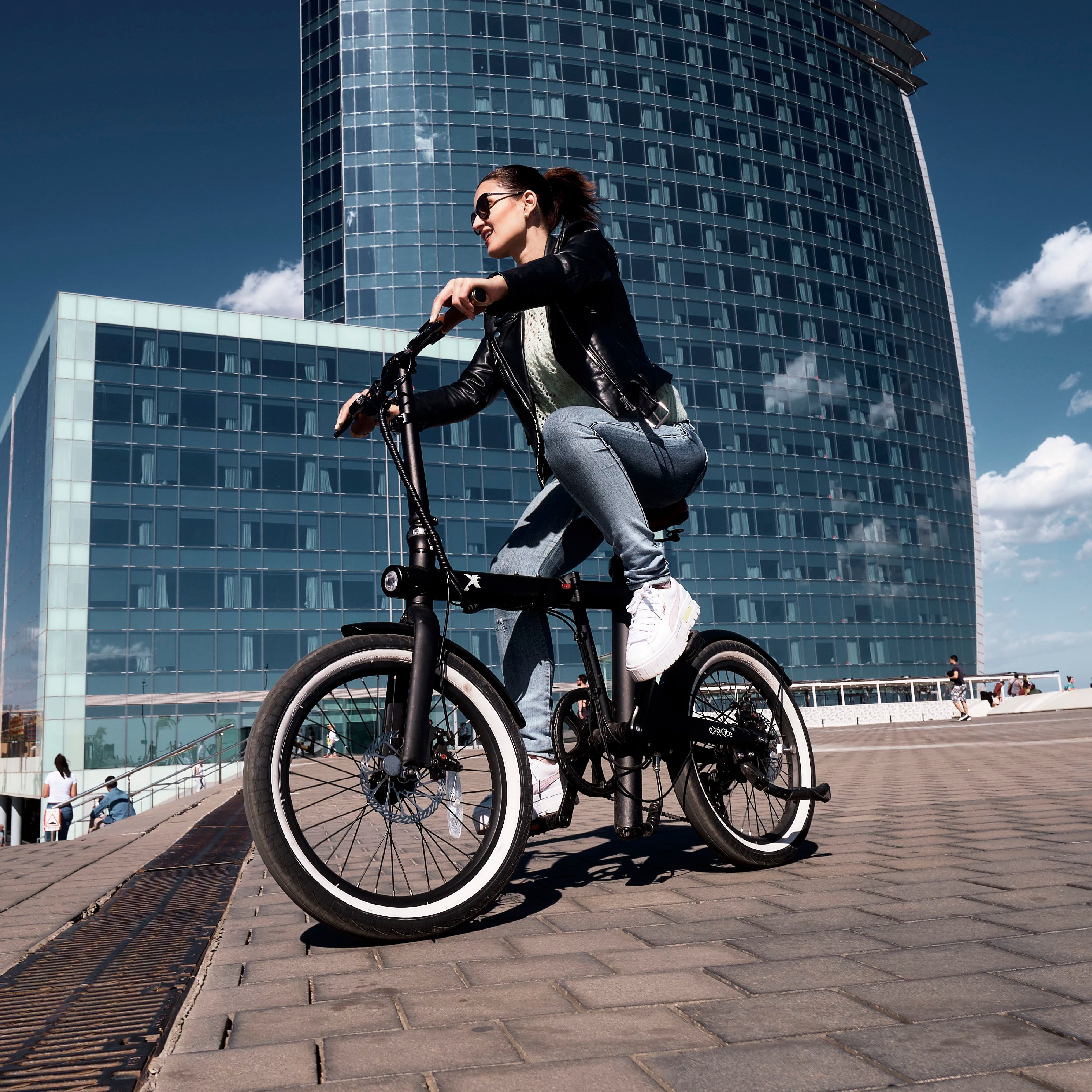 eXXite XS Black Folding Bike