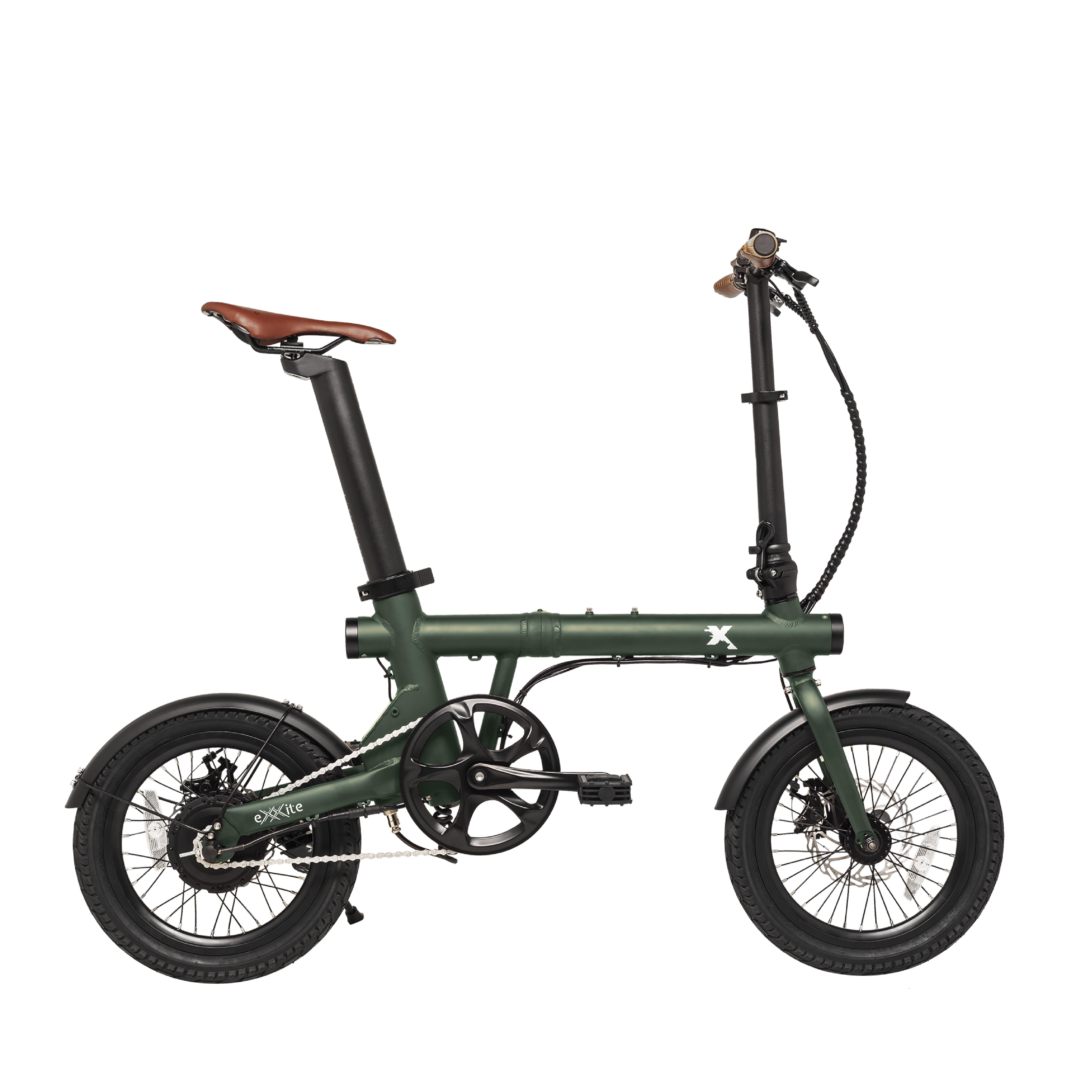 eXXite XXS Green Folding Bike