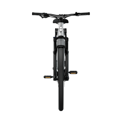 Vélo électrique Tenways AGO X gris silver, vue de face
