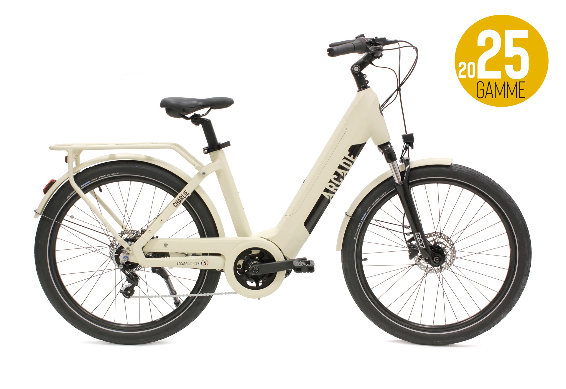 Vélo électrique Arcade Charlie 26" Beige