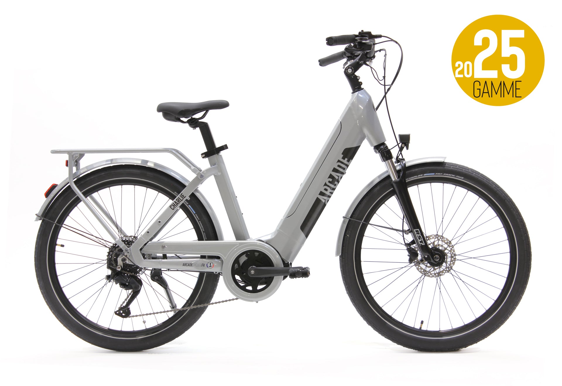 Vélo électrique Arcade Charlie 28" Gris Anthracite