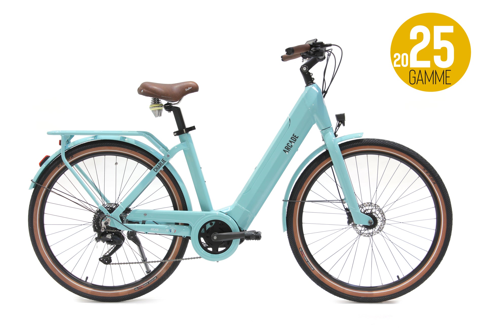 Vélo électrique Arcade Charlie 26" Turquoise
