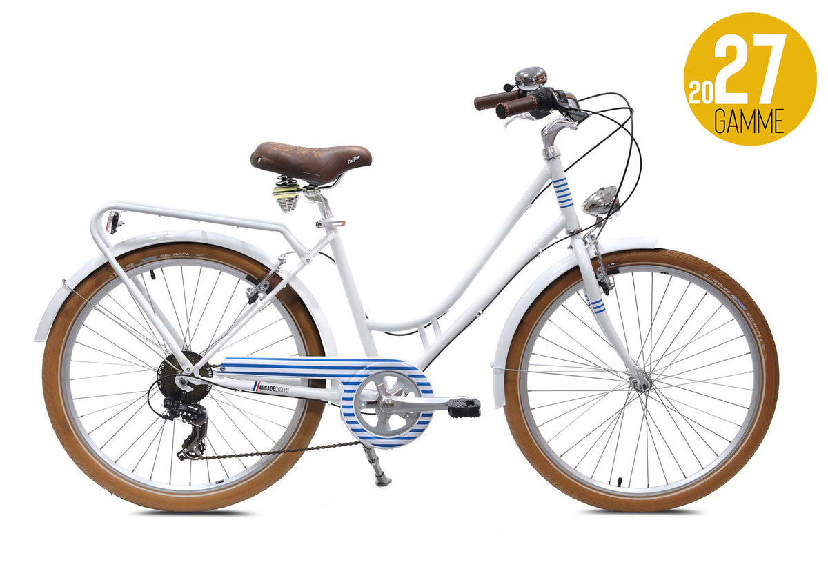 Vélo de ville Arcade Renaissance Vacances 2027 marinière