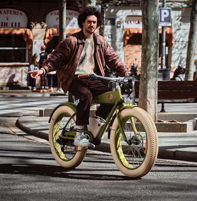 Beachin Rayvolt Green Electric Bike