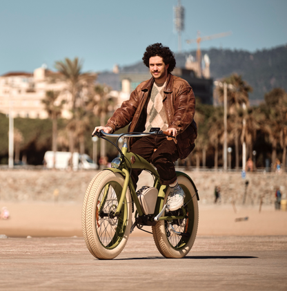 Beachin Rayvolt Green Electric Bike