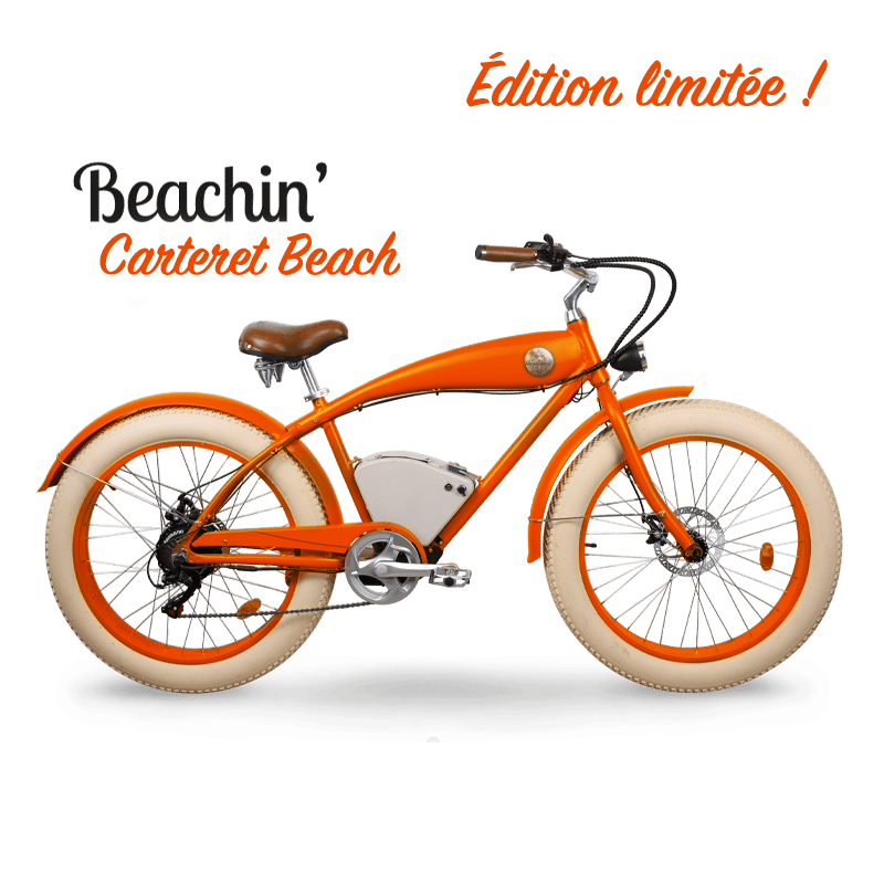 Vélo électrique Beachin Rayvolt Orange