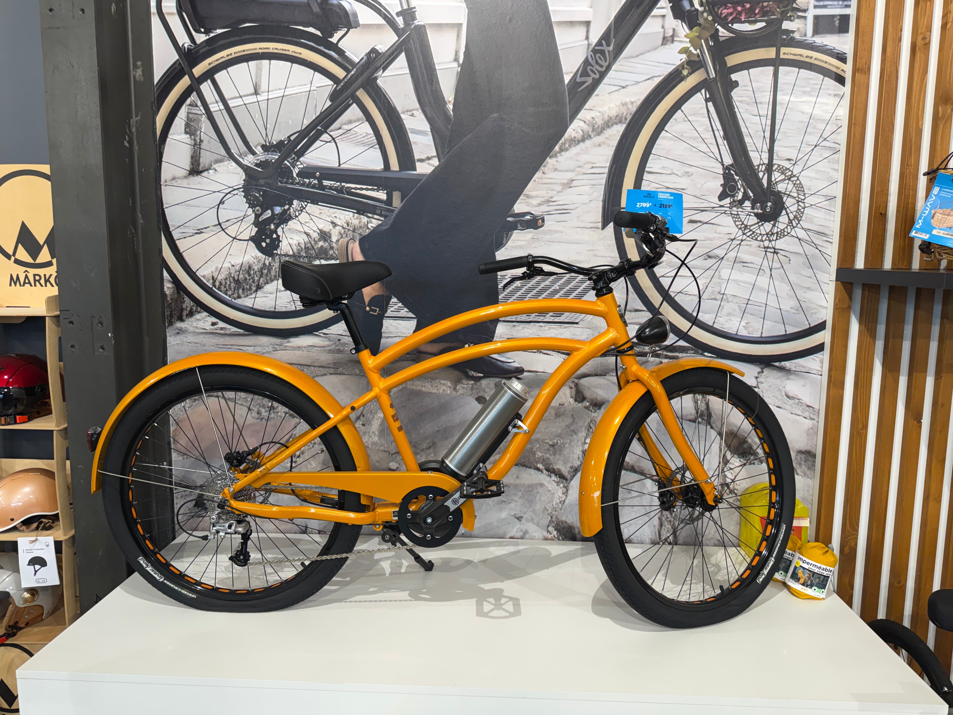 Vélo électrique Bocyclo Orange