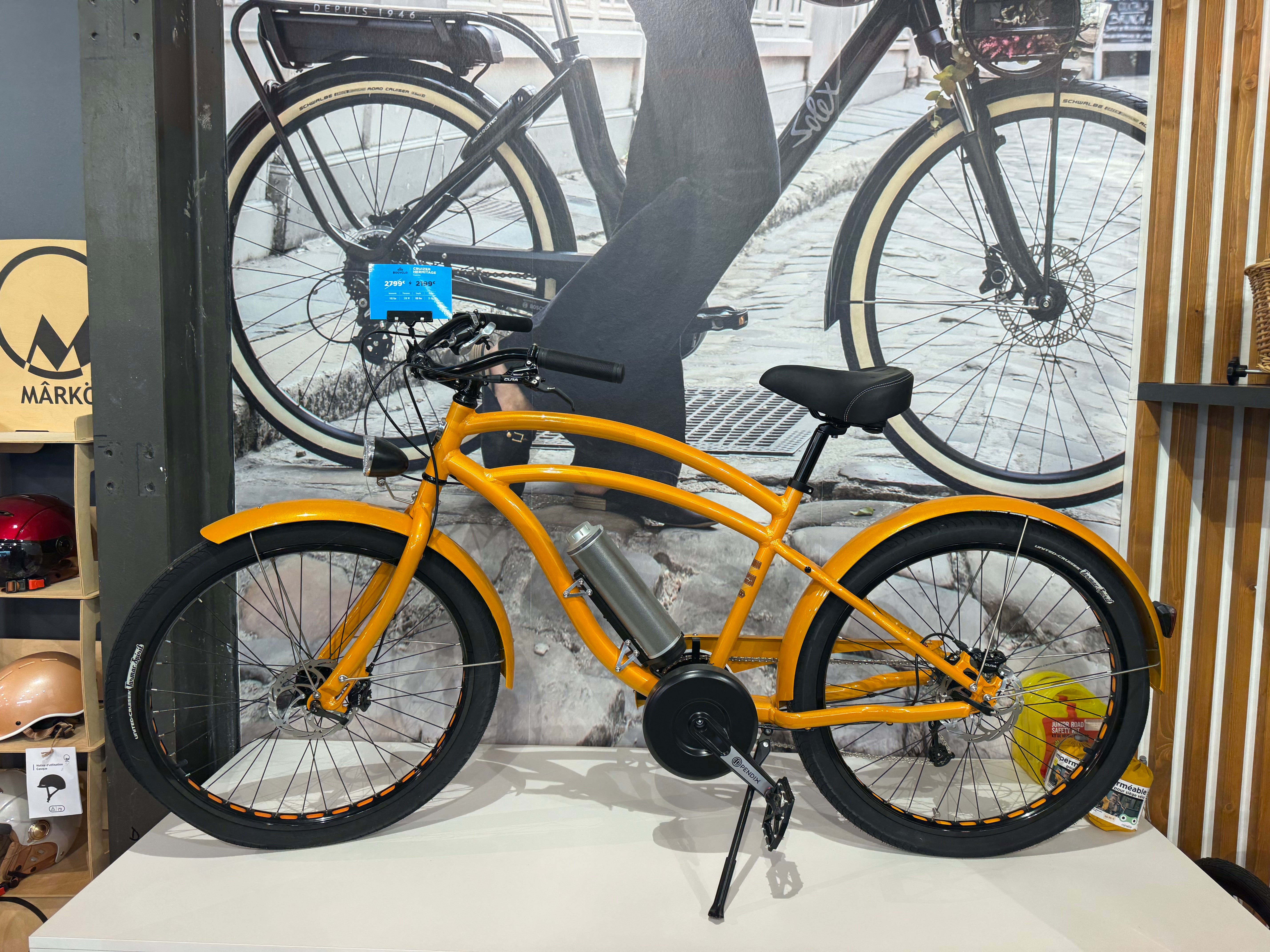 Vélo électrique Bocyclo Orange