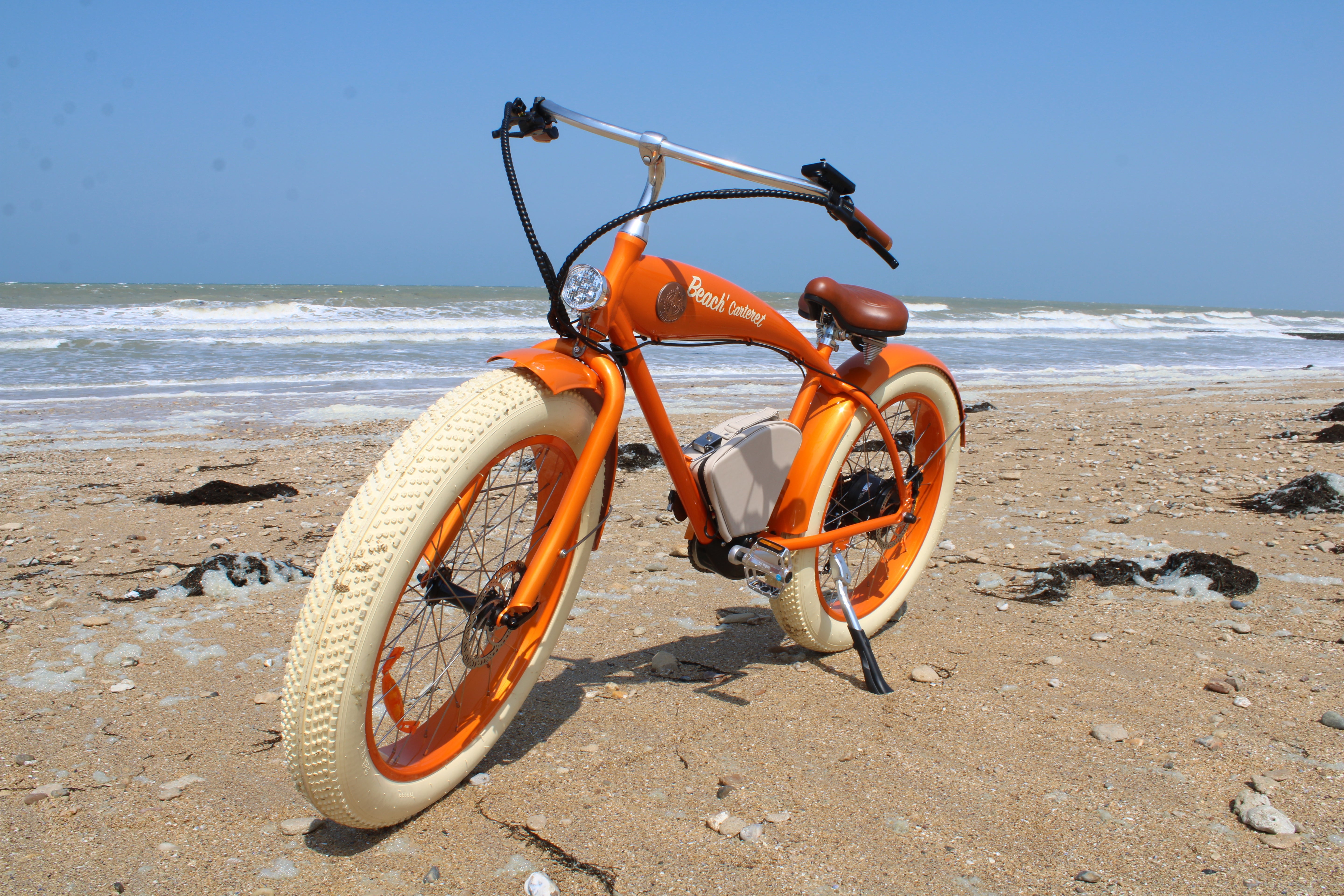 Beachin Rayvolt Orange Electric Bike