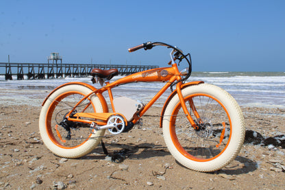 Vélo électrique Beachin Rayvolt Orange
