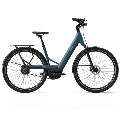 Vélo électrique Tenways AGO Performance bleu, vue de profil