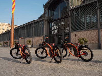 Rayvolt Cruzer Orange Electric Bike