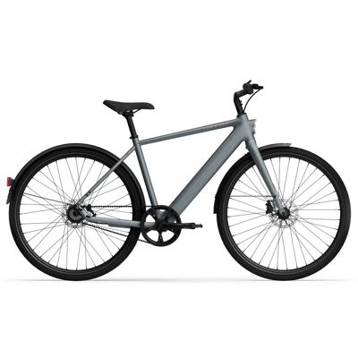 Vélo électrique Tenways CGO600 Pro gris, vue de profil