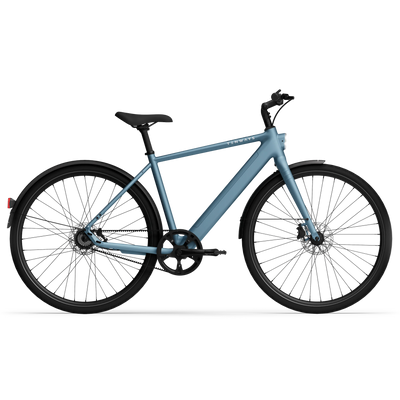 Vélo électrique Tenways CGO600 Pro bleu, vue de profil