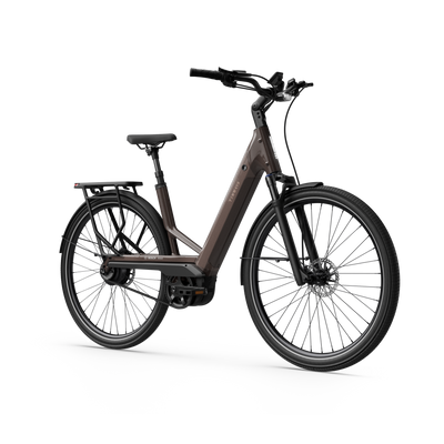 Vélo électrique Tenways AGO Performance marron, vue 2
