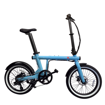 eXXite XS Blue Folding Bike