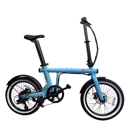 eXXite XS Blue Folding Bike