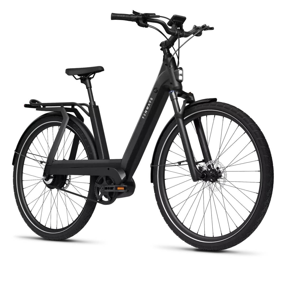 Tenways AGO T noir, vélo test, détail