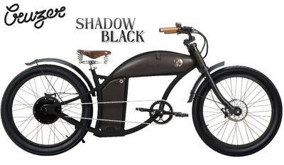 Vélo électrique Rayvolt Cruzer noir, vue de profil