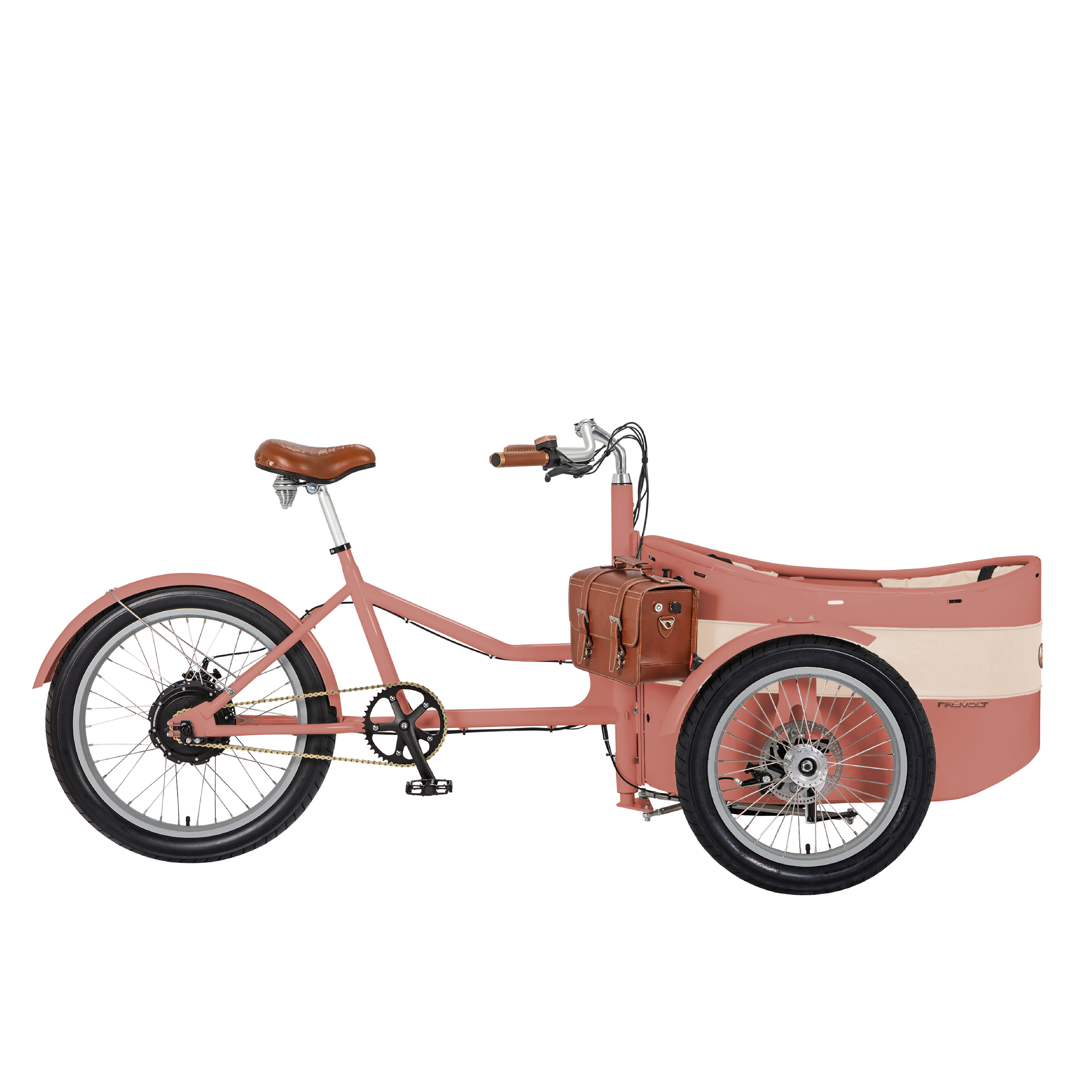 Vélo cargo électrique Rayvolt Trixie Rose