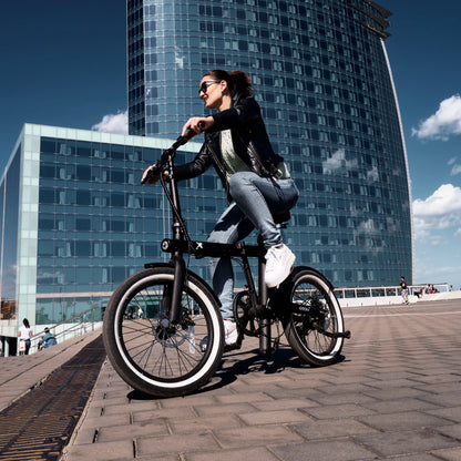 eXXite XS Black Folding Bike