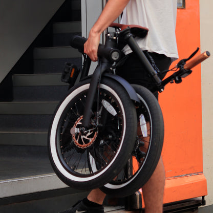 eXXite XS Black Folding Bike