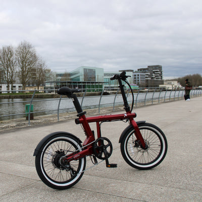 eXXite XS Red Folding Bike