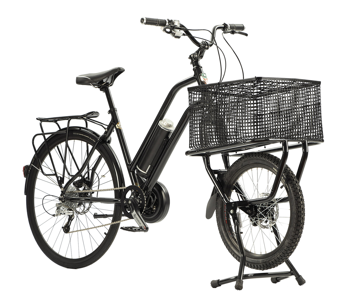 velo-electrique-bocyclo-cargo-compact-noir