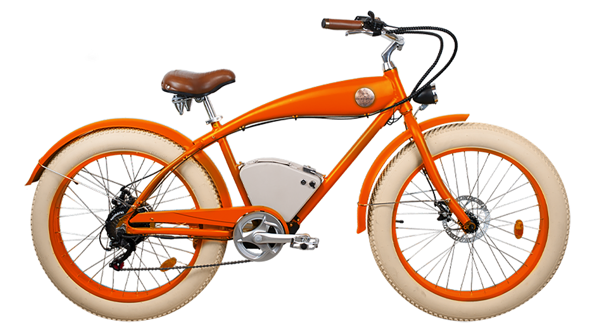 Vélo électrique Rayvolt Beach'in orange